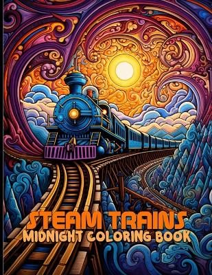 Cover of Steam Trains Coloring Book