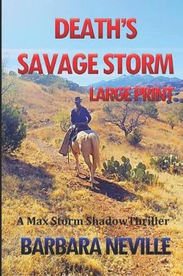 Book cover for Death's Savage Storm Large Print