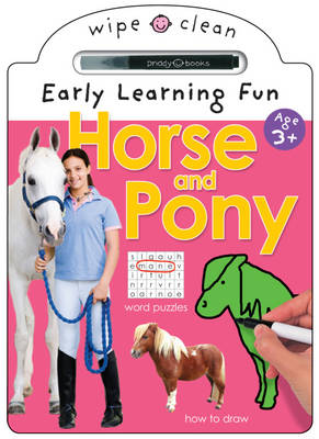 Book cover for Wipe Clean Early Learn Activity Horse & Pony