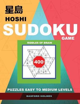 Book cover for Hoshi Sudoku Game. Riddles of Brain.