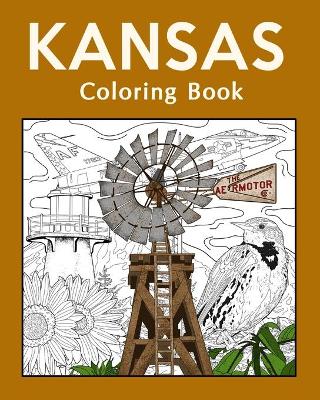 Book cover for Kansas Coloring Book