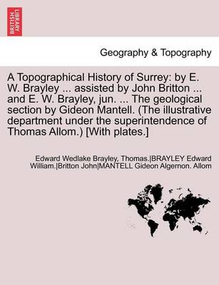 Book cover for A Topographical History of Surrey