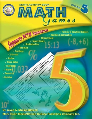 Book cover for Math Games, Grade 5