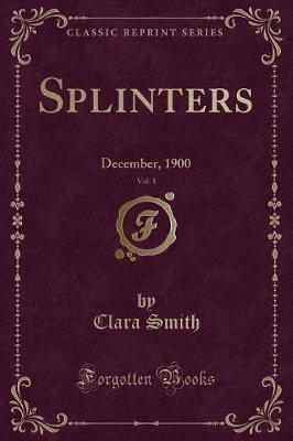 Book cover for Splinters, Vol. 1