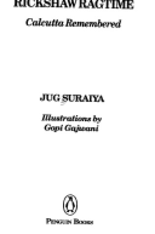 Cover of Suraiya Jug : Rickshaw Ragtime