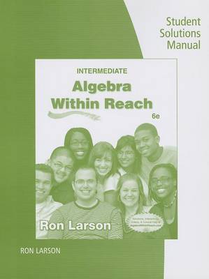 Book cover for Student Solutions Manual for Larson's Intermediate Algebra: Algebra  within Reach, 6th