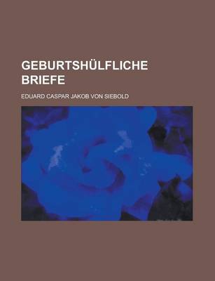 Book cover for Geburtshulfliche Briefe