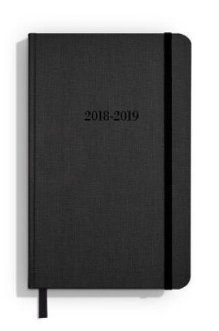 Cover of Shinola Planner: 2018-2019, 18 Month, Hard Linen, Jet Black (5.25x8.25)