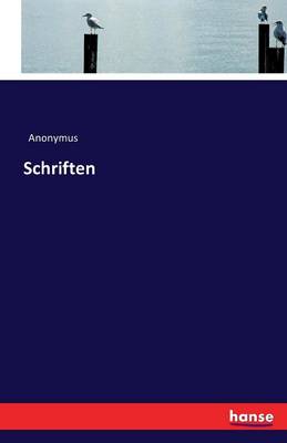 Book cover for Schriften