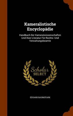 Book cover for Kameralistische Encyclopadie