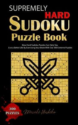 Book cover for Supremely Hard Sudoku Puzzle Book
