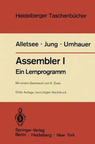 Cover of Assembler I