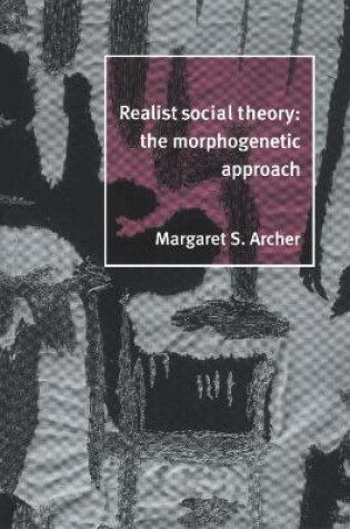 Cover of Realist Social Theory