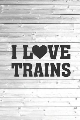 Book cover for I Heart Love Trains - State Pride Journal