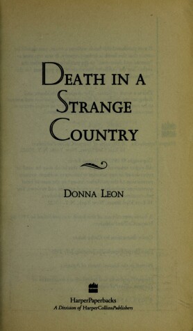 Cover of Death in a Strange Country