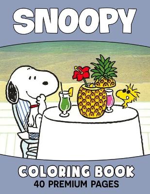 Book cover for Snoopy Coloring Book