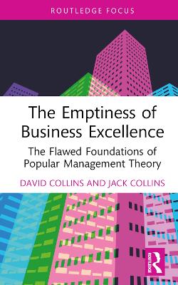 Book cover for The Emptiness of Business Excellence