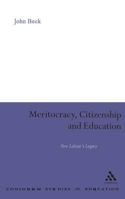 Book cover for Meritocracy, Citizenship and Education