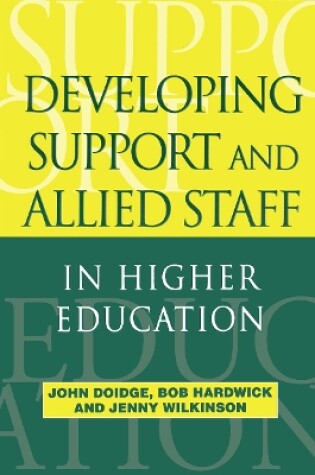 Cover of Developing Support and Allied Staff in Higher Education