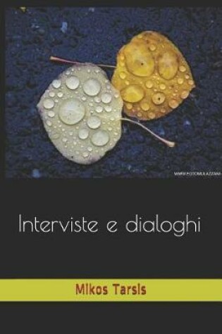 Cover of Interviste e dialoghi