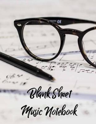 Book cover for Blank Sheet Music Notebook