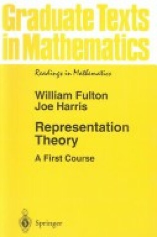 Cover of Representation Theory