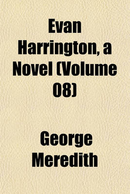 Book cover for Evan Harrington, a Novel (Volume 08)