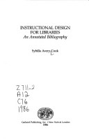 Book cover for Instructional Design for Libra