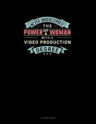 Book cover for Never Underestimate The Power Of A Woman With A Video Production Degree