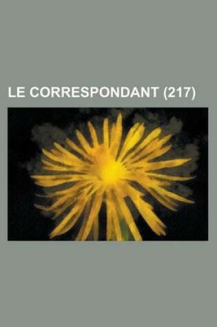 Cover of Le Correspondant (217)