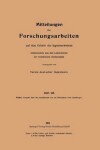 Book cover for Mitteilungen UEber Forschungsarbeiten