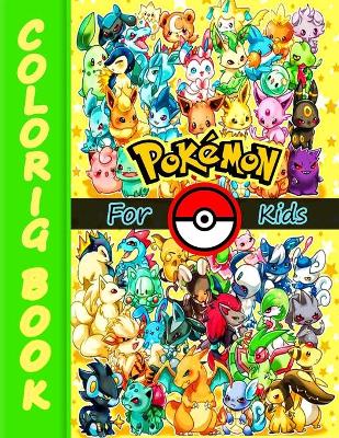 Book cover for Pokemon Coloring Book For Kids