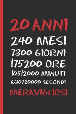 Book cover for 20 Anni Meravigliosi