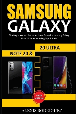 Book cover for Samsung Galaxy Note 20 & 20 Ultra User Manual