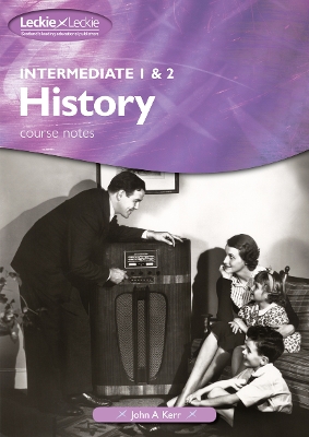 Book cover for Intermediate 1 and 2 History