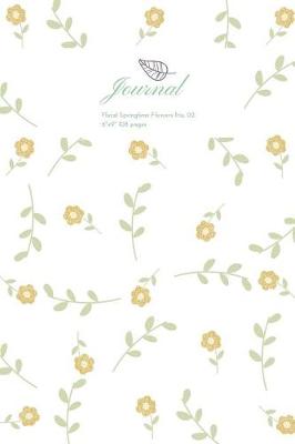 Book cover for Journal Floral Springtime Flowers No. 02