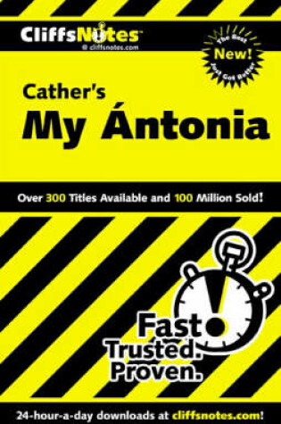 Cover of Notes on Cather's "My Antonia