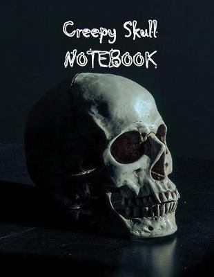 Book cover for Creepy Skull Notebook
