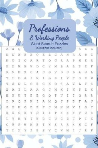 Cover of Professions & Working People Word Search Puzzles (Solutions Included)