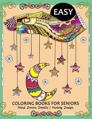 Book cover for Easy Coloring Book For Seniors