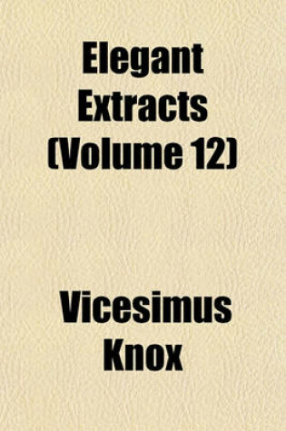 Cover of Elegant Extracts (Volume 12)