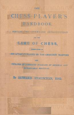 Book cover for Staunton's Chess-Player's Handbook