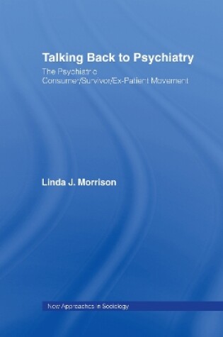 Cover of Talking Back to Psychiatry
