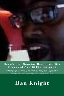 Cover of Dean's List Senator Responsibility Prepared New 2016 President