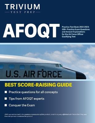 Book cover for AFOQT Practice Test Book 2022-2023
