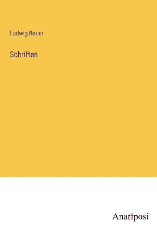 Cover of Schriften