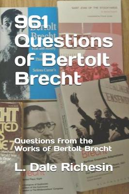 Book cover for 961 Questions of Bertolt Brecht