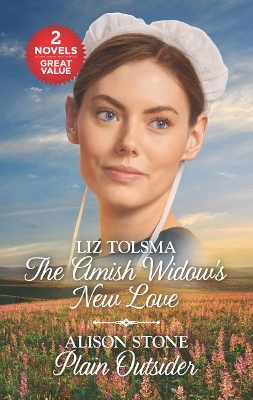 Book cover for The Amish Widow's New Love and Plain Outsider