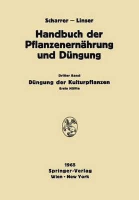 Cover of Dungung Der Kulturpflanzen
