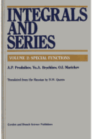 Cover of Integrals and Series